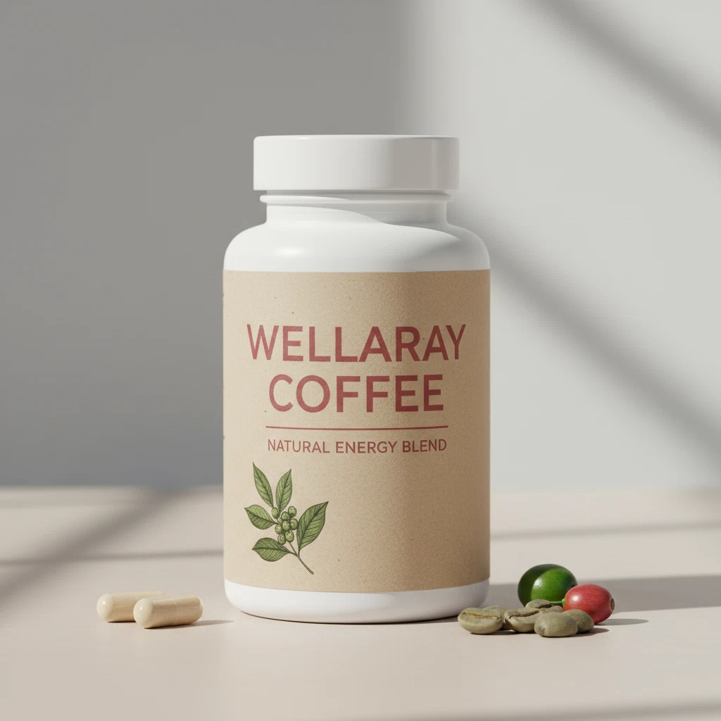 Wellaray Coffee Nahrungsergänzungsmittel Verpackung - funktioneller Kaffee mit L-Carnitin